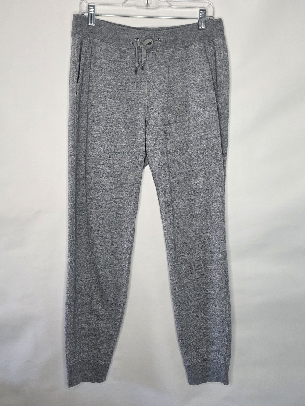 Uniqlo Men's Gray Sweatpants Size L Cotton Jogger Style Pull-on Pants